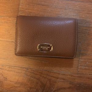 Michael Kors Tan Compact Wallet
